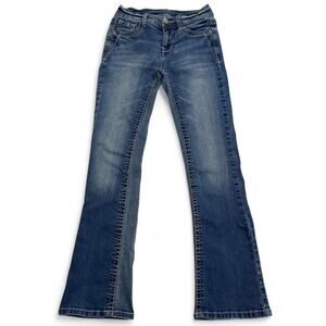 Y2K Low Rise Flare boot Jeans Size 0 super flattering and fitted a soft material